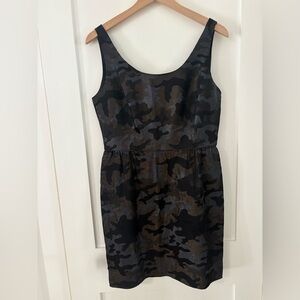 Anna Sui Metallic Mini Dress | Black Shimmer Cocktail / Party Dress | Size 10